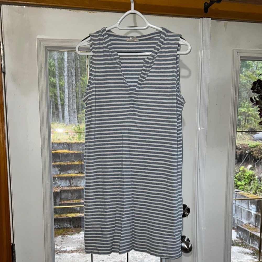 Striped Sleeveless Dress
